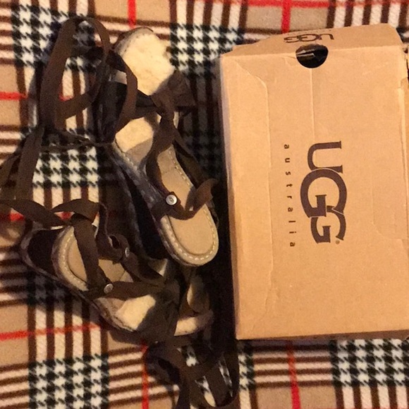 Woman’s size 8 Ugg Wedges - Picture 1 of 8